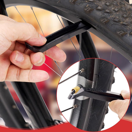 Bike Tire Repair Kit with 20 Patches, Tire Levers & Metal Rasp for MTB Road Bikes