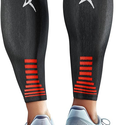 Calf Compression Sleeves – Men & Women, Footless Socks for Running & Fitness