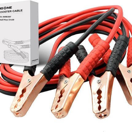 Car Jumper Cables – 10-Feet, 10-Gauge, Heavy Duty Automotive Booster for Weak Batteries