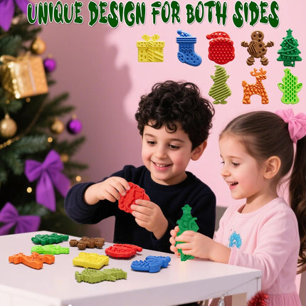 Christmas Sensory Toys for Kids – Fidget & Worry Stones for Anxiety