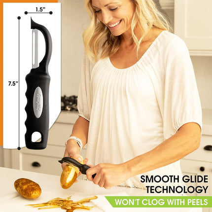 Premium Swivel Vegetable Peeler – Soft Grip, Ultra Sharp Stainless Steel