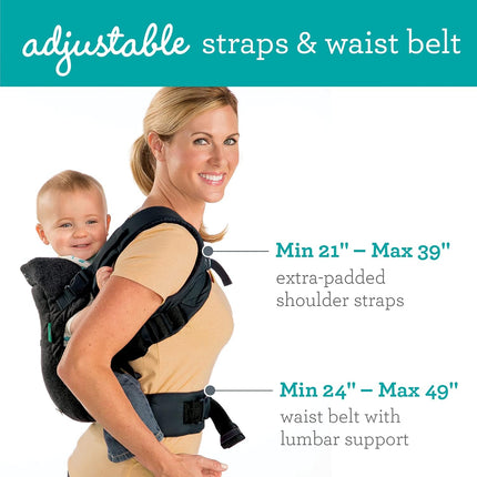 Flip 4-in-1 Convertible Baby Carrier – Adjustable & Ergonomic, Newborn to Toddler