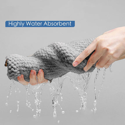 4 Pack Quick-Dry Microfiber Hand Towels, 14x30", Absorbent Bathroom Kitchen Towels
