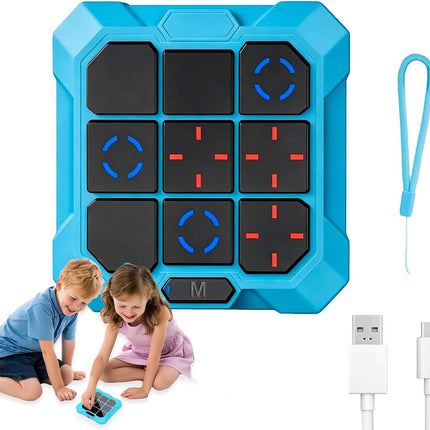 Electronic Tic Tac Toe Game 6 in 1 Handheld Travel Toy for Kids Ages 4+