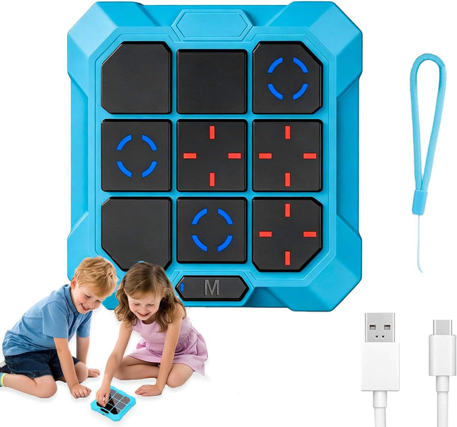 Electronic Tic Tac Toe Game 6 in 1 Handheld Travel Toy for Kids Ages 4+