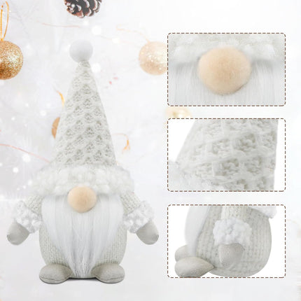 3PCS Handmade Christmas Gnomes, Festive Gnome Decor for Home & Kitchen