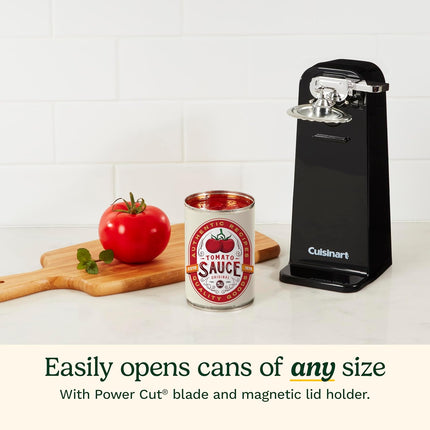 Electric Can Opener One Touch Automatic Opener with Magnetic Lid Holder