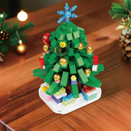 Mini Christmas Tree Building Blocks – DIY Holiday Set for Kids & Adults