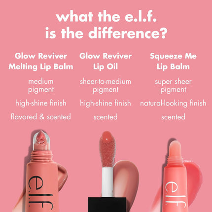 Glow Reviver Melting Lip Balm – Hydrating Tinted Gloss, Blackberry Sorbet