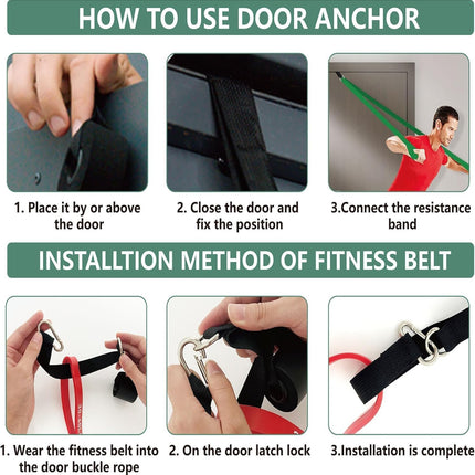 Exercise Resistance Bands – Pull-Up & Stretch Bands for Home Workouts