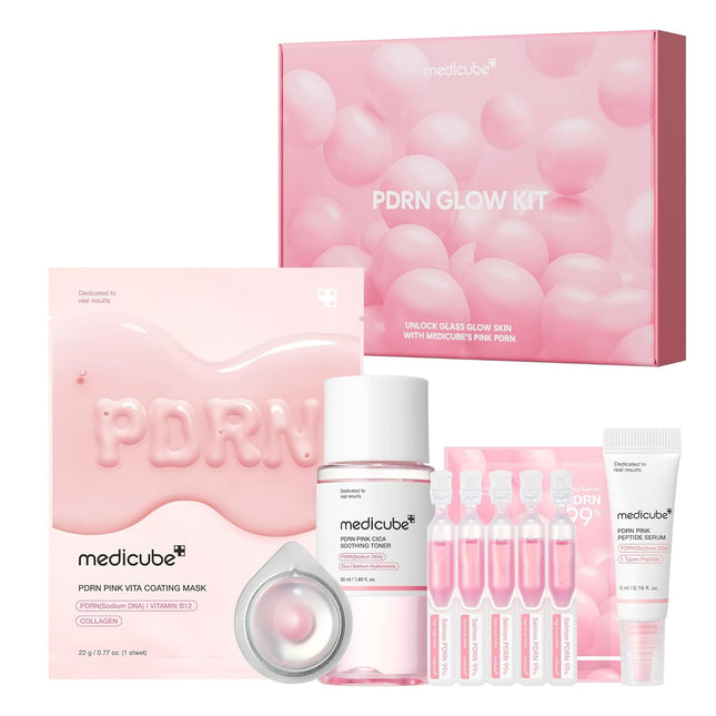 Salmon DNA PDRN Mini Skincare Set – Toner, Serum & Mask for Hydration