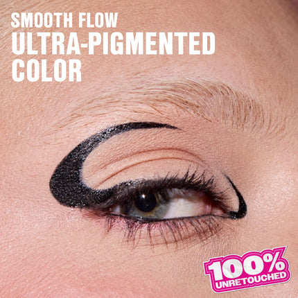 Mega Last Breakup Proof Liquid Eyeliner, Waterproof 16HR Wear, Ultra-Fine Brush Black