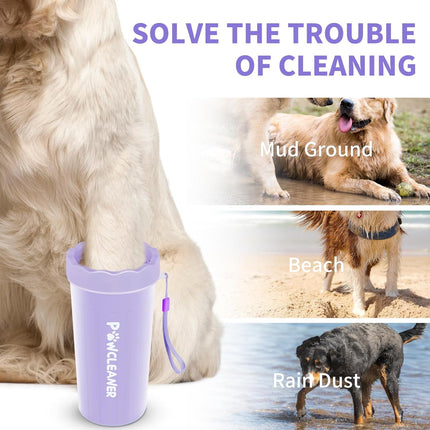 Professional 7-in-1 Paw Cleaning Kit – Dog & Cat Washer, Bath Brush, Toothbrushes & Towels