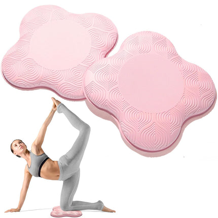 Yoga Knee Pads 2 Pack, Extra Cushion Foam for Kneeling & Exercise Support