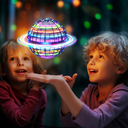 Flying Orb Ball with Lights Magic Hover Spinner Boomerang Drone Toy Kids