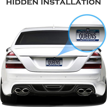 Universal Car Rear View Camera License Plate Bracket – Stainless Steel Backup Mount
