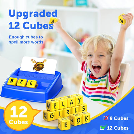 Kids Letter Matching Game Ages 3-8 Educational Toy Learning Birthday Gift