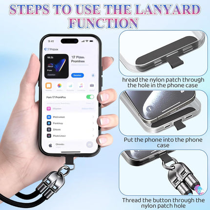 240W USB-C Charging Cable Bracelet, 5A Fast Charging Lanyard for Phones