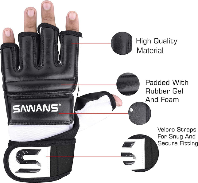 Punch Bag Boxing Gloves Karate MMA Muay Thai Taekwondo Training Mitts