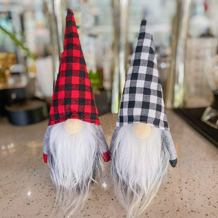 3PCS Santa Gnomes – Handmade Scandinavian Tomte Plush Christmas Table Decor