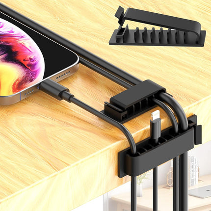 192 PCS Cable Management Kit with Sleeves, Clips, Ties & Straps for Desk & TV