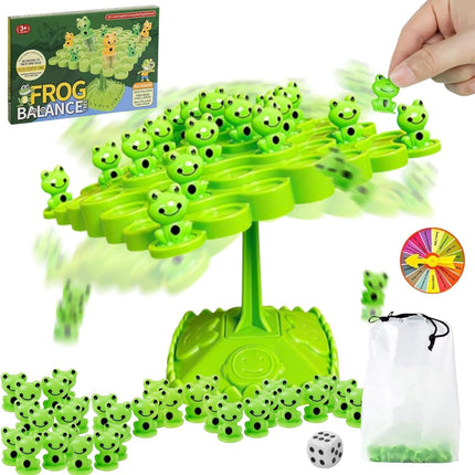 Frog Balance Game – Two-Player Board, Educational Montessori Toy for Kids