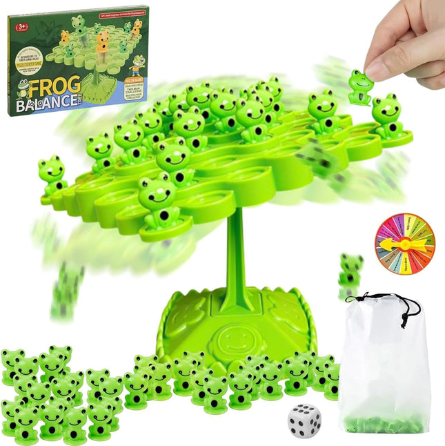 Frog Balance Game – Two-Player Board, Educational Montessori Toy for Kids
