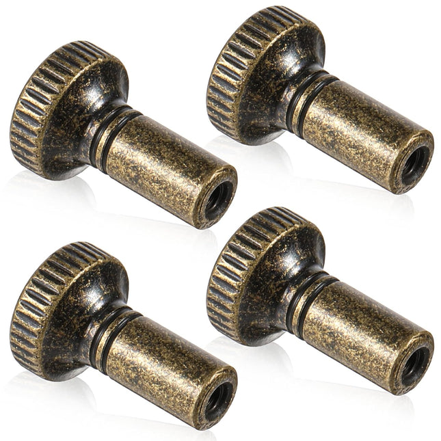 4 Pack Antique Brass Light Switch Knob On/Off Replacement Lamp Switch