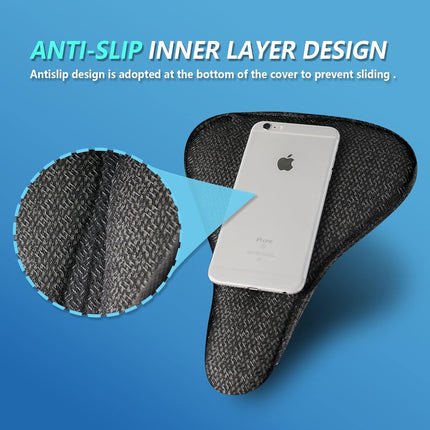 Memory Foam Gel Bike Seat Cover for Peloton Indoor Outdoor Bikes Waterproof