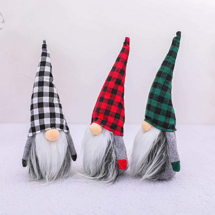 3PCS Santa Gnomes – Handmade Scandinavian Tomte Plush Christmas Table Decor