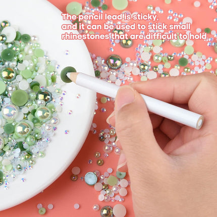 50g Mix Flatback Rhinestones & Half Pearls | DIY Crafts, Tumblers, Nail Art