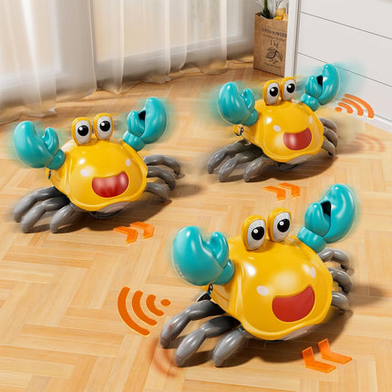 Crawling Crab Baby Toy – Tummy Time Walking & Dancing Toy for Infants