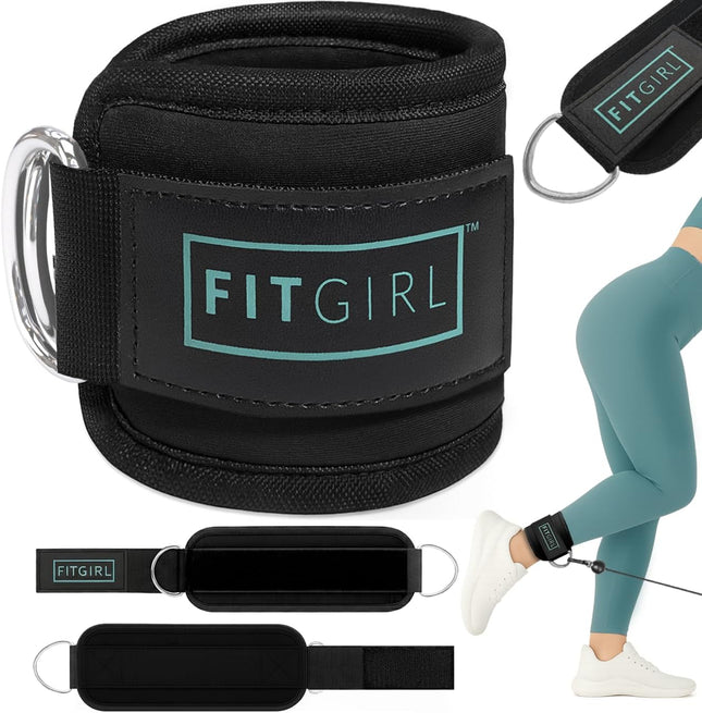 Ankle Strap for Cable Machine with Premium Padding for Glute & Leg Workouts