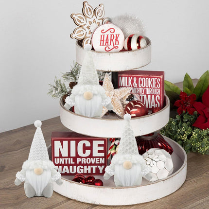 3PCS Handmade Christmas Gnomes, Festive Gnome Decor for Home & Kitchen