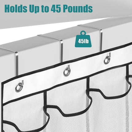 28-Pocket Hanging Shoe Organizer – Premium Clear Storage for Closet Door