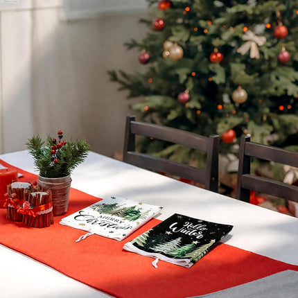 6PCS Christmas Kitchen Towels – Snowman, Snowflakes, and Christmas Tree Dish Towels