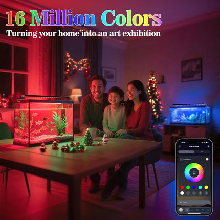 Fish Tank Light Full Spectrum with APP Control & Remote, Timer for 18-24 Inch