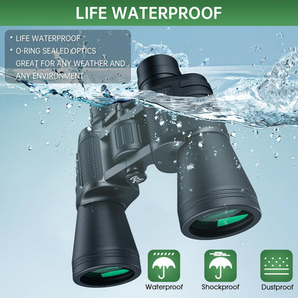 20x50 Binoculars for Hunting, Hiking, Camping and Outdoor Adventures