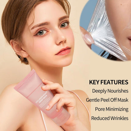 Collagen Overnight Wrapping Peel-Off Mask – Skin Hydration & Firming (75ml)
