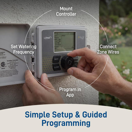 B-hyve 6-Zone Smart Sprinkler Controller 57946, Indoor & Outdoor Use