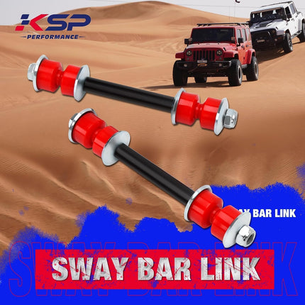 2PC Front Sway Bar Links for Chevy Silverado Sierra 1500, K700538 K70043 Replacement