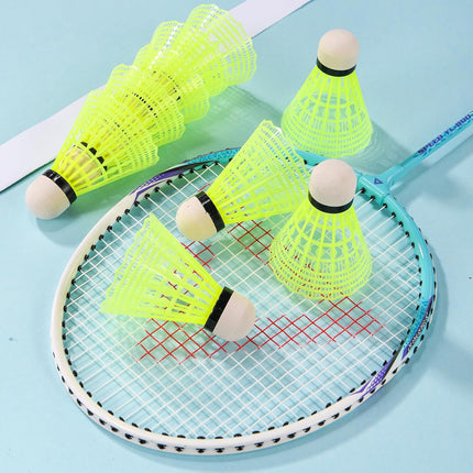 12 Pack Nylon Badminton Shuttlecocks, Durable Birdies for Indoor & Outdoor Training