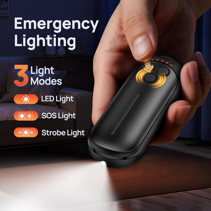 2-Pack Rechargeable Hand Warmers – 6000mAh Portable Electric Warmers