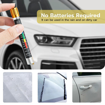 Car Paint Thickness Tester – Magnetic Coating Gauge for Used Car Inspection