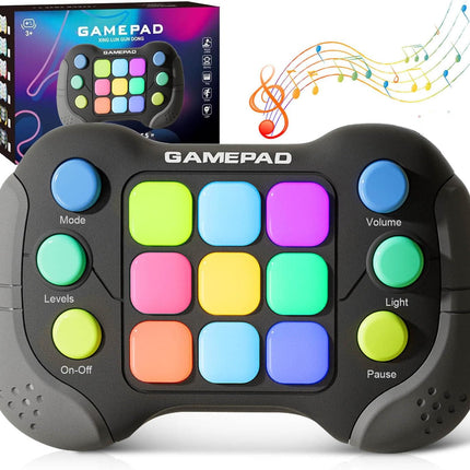 Upgraded Light-Up Fidget Game – Quick Push Handheld Console for Kids