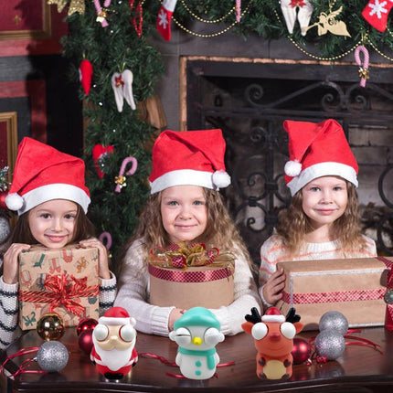 3-Pack Christmas Squeeze Out Eyes Toys – Fun Stocking Stuffers for Kids, Boys & Girls