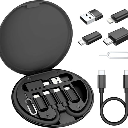 6 in 1 USB C Charging Adapter Kit with 100W Cord Micro USB Converter Data
