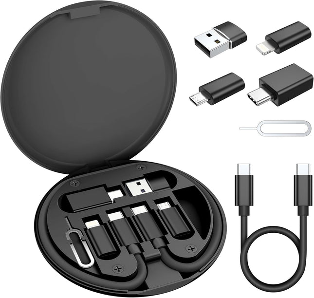 6 in 1 USB C Charging Adapter Kit with 100W Cord Micro USB Converter Data