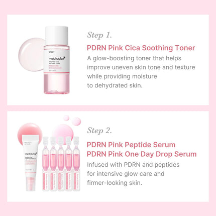 Salmon DNA PDRN Mini Skincare Set – Toner, Serum & Mask for Hydration