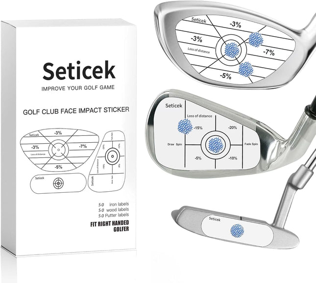 Golf Impact Tape Labels – Improve Swing Accuracy & Distance, 150 or 300 Pieces